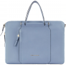 Деловая сумка женская PIQUADRO CIRCLE с отделением для ноутбука 15.6" голубая натуральная кожа CA4021W92/AZ3