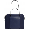 Деловая сумка женская PIQUADRO LYRA с отделением для ноутбука 14" темно-синяя натуральная кожа/нейлон BD4574W92T/BLU