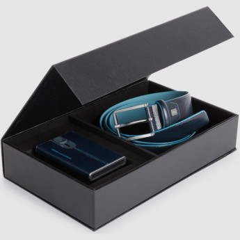 Ремень мужской PIQUADRO BLUE SQUARE CUBOX15B2R/N черный Ремень мужской PIQUADRO BLUE SQUARE CUBOX15B2R/N черный