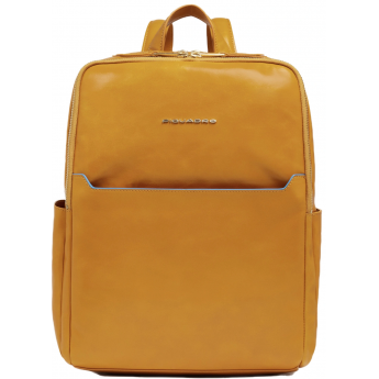 Рюкзак женский PIQUADRO BLUE SQUARE CA6678B2/G горчичный кожа