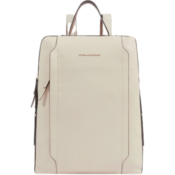 Рюкзак женский PIQUADRO CIRCLE CA7042W92/BECU бежевый/кофейный кожа