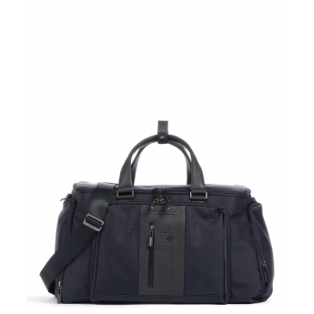 Сумка дорожная PIQUADRO BRIEF2 BV6305BR2/BLU синяя нейлон/натуральная кожа
